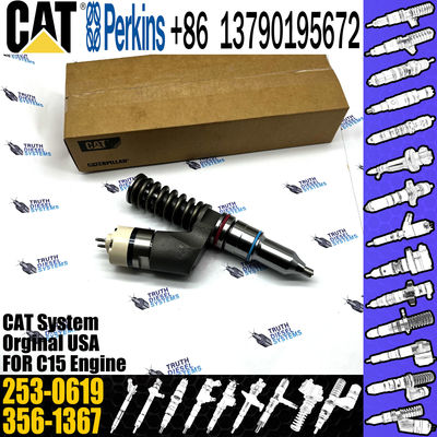 Caterpillar Diesel Common Fuel Injectors 10R-7232 253-0619 for Cat C15 excavator