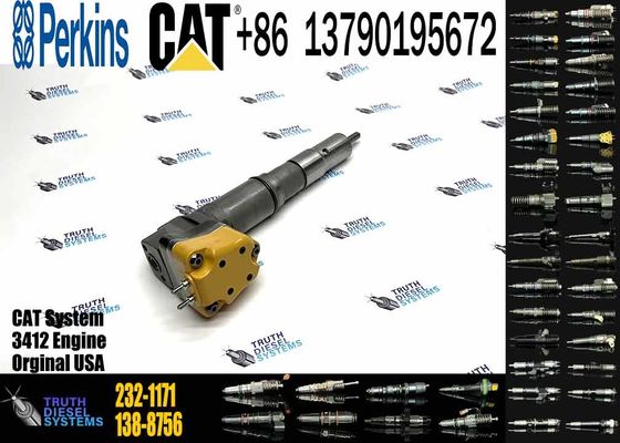 Fuel Injector 174-7526 232-1183 232-1171 232-1175 20R0758 232-1173 232-1168 174-7528 For Caterpillar 3412E 3408E Engine