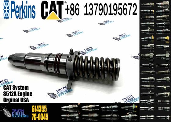 Diesel Engine Injector 4P9076 4P9077 7C4148 6L4355 0R-8338 10R-1252 For Caterpillar C3512A Common Rail