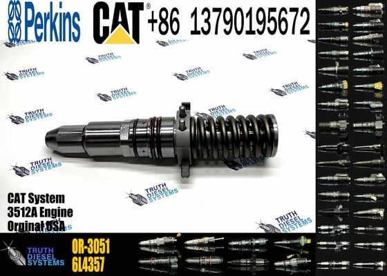 Diesel Engine Injector 4w-3563 10R3053 9Y-0052 OR-3051 961-4357 0R-2923 0R-1759 0R-1756 6I-4357 7W-2269 For Caterpillar C3512A Common Rail