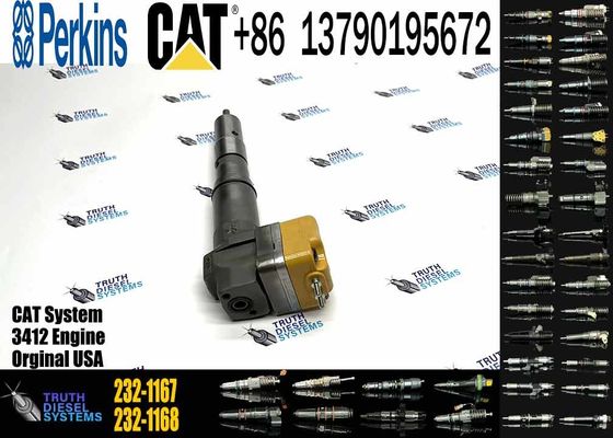 New Diesel Common Rail Fuel Injector 232-1166 232-1167 20R-5392 232-1168 Engine Parts For CAT Caterpillar 3412