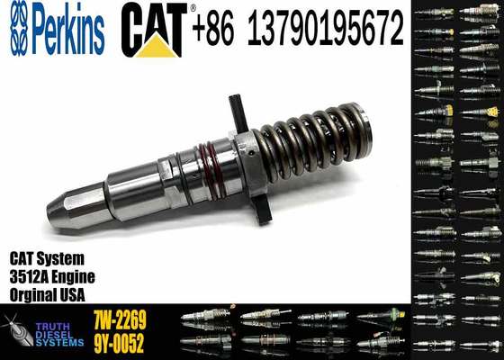 Round Head Fuel Injector for Cat C3500 2W-5201 61-4357 7C-9576 7W-2269 0R-3252 0R-1759 Generator Parts & Accessories