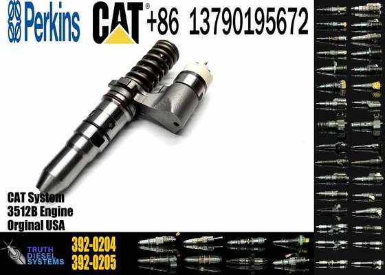 392-0204 3920204 Diesel Fuel Injector for Caterpillar CAT 3508 3512 3516 3508B 3516B 20R-1268 Common Rail Injection Valves