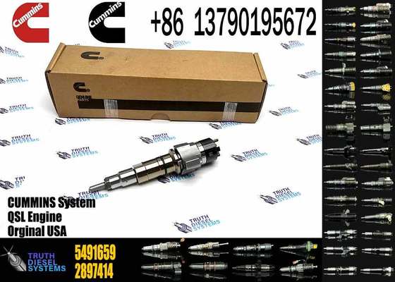 New Construction Machinery Parts Fuel Injector for QSL Diesel 5491659 4359204X Compatible with for CUMMINS Diesel Engine