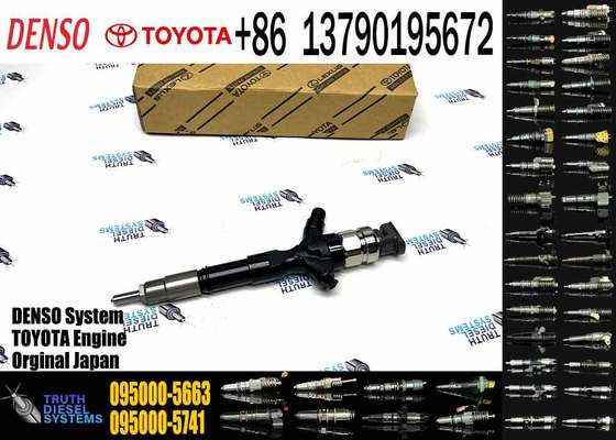 Diesel Fuel Injector 095000-5663 23670-30050 2367030050 for Toyota 1AD-FTV 2AD-FTV