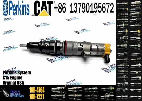 Excavator Diesel Common Rail Inyector Nozzle 245-3516 10R-4764 C9 Fuel Injectors for Cater-pillar C9 Cat Engine