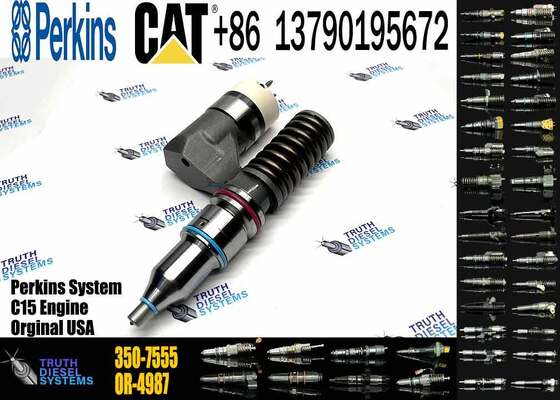 Common Rail Fuel Injector 350-7555 20R-0056 for Caterpillar C10 C12 Excavator 345B CPT372 350-7555 350 7555 20R0056