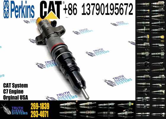 C7 Diesel Engine Parts Fuel Injector 269-1839 293-4071 293-4072 295-1411 for CAT Caterpillar Construction Machinery