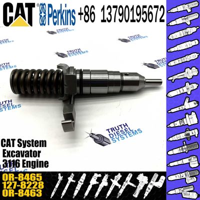 common rail injector 127-8228 1278228 0R-8465 for Caterpillar Engine 3116 3406B