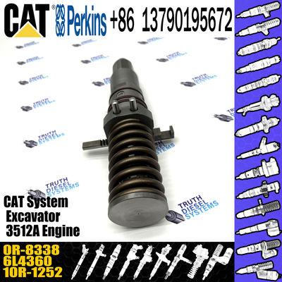Common Rail Diesel Fuel Injector 111-3718 1113718 0R-8338 For CAT Engine 3508/3512/3516