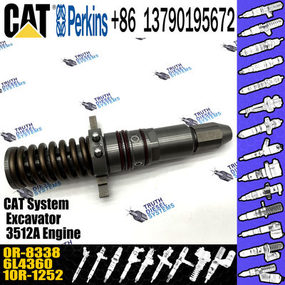 Common Rail Diesel Fuel Injector 111-3718 1113718 0R-8338 For CAT Engine 3508/3512/3516