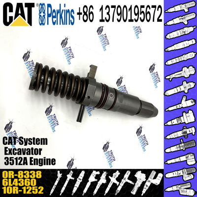 Common Rail Diesel Fuel Injector 111-3718 1113718 0R-8338 For CAT Engine 3508/3512/3516