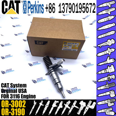 3116 Engine Diesel Fuel Injector 7E-8727 7E8727 0R3002 0R-3002 For Excavator 205B 213B 214B 224B