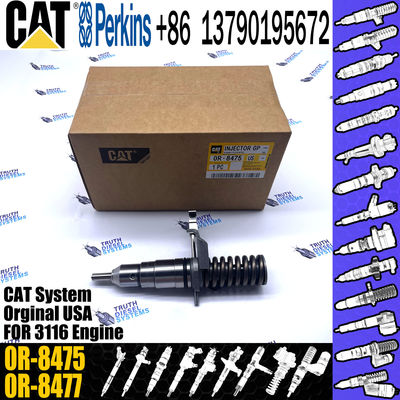 common rail injector 127-8207 1278207 0R-8475 for Caterpillar Engine 3116