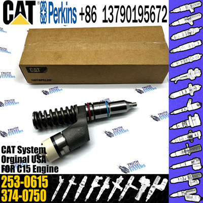Diesel engine fuel injector 253-0615 253-0616 253-0617 253-0618 2530618 374-0750 3740750 construction machinery part
