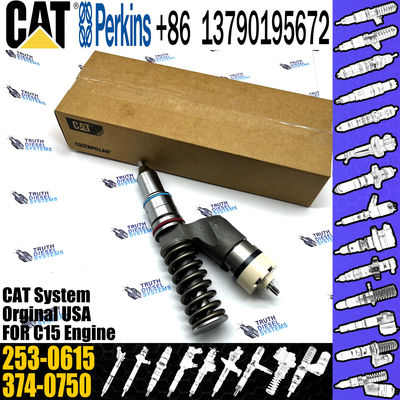 Diesel engine fuel injector 253-0615 253-0616 253-0617 253-0618 2530618 374-0750 3740750 construction machinery part