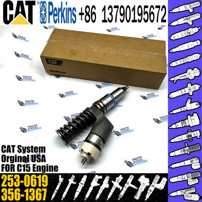 Caterpillar Diesel Common Fuel Injectors 10R-7232 253-0619 for Cat C15 excavator