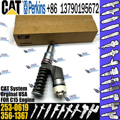 Caterpillar Diesel Common Fuel Injectors 10R-7232 253-0619 for Cat C15 excavator