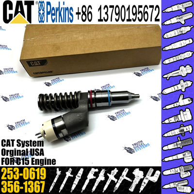 Caterpillar Diesel Common Fuel Injectors 10R-7232 253-0619 for Cat C15 excavator