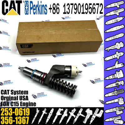 Caterpillar Diesel Common Fuel Injectors 10R-7232 253-0619 for Cat C15 excavator