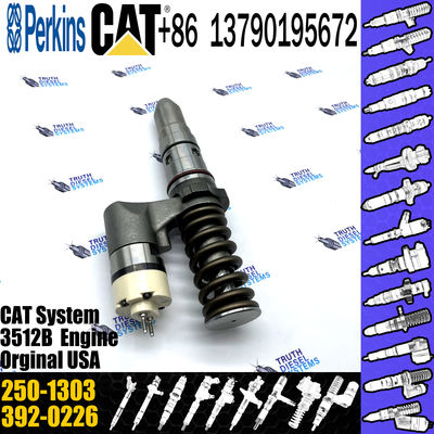 Diesel Fuel Common Rail Injector 250-1303 2501303 For 3512B 3508B 3516B Engine New Technology