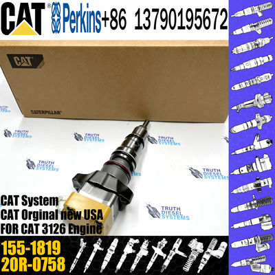 C-a-t 3126B Engine Excavator Parts Diesel Fuel Injector 155-1819 179-6020 138-8756 1OR-0781 222-5963 For Caterpillar