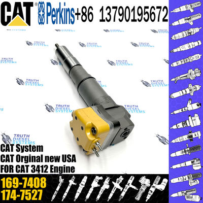 Diesel Common Rail Fuel Injector 174-7527 169-7408 173-9272 232-1173 10R-1265 173-9379 138-875 For Excavator Engine 3412