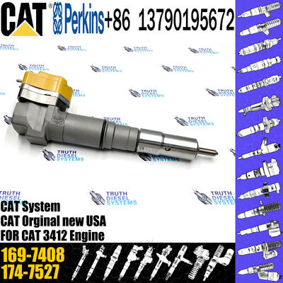 Diesel Common Rail Fuel Injector 174-7527 169-7408 173-9272 232-1173 10R-1265 173-9379 138-875 For Excavator Engine 3412