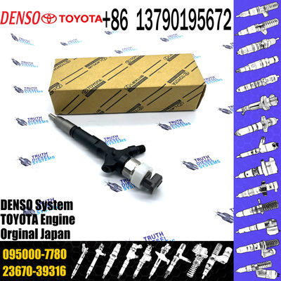 23670-30280 095000-7780 9709500-778 To Yota Hilux Prado 1KD-FTV Injector Diesel Fuel Injectors Den So Common Rail Injector