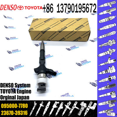 23670-30280 095000-7780 9709500-778 To Yota Hilux Prado 1KD-FTV Injector Diesel Fuel Injectors Den So Common Rail Injector