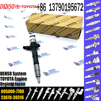 23670-30280 095000-7780 9709500-778 To Yota Hilux Prado 1KD-FTV Injector Diesel Fuel Injectors Den So Common Rail Injector