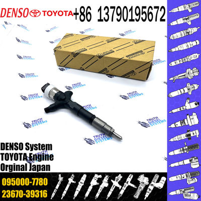 23670-30280 095000-7780 9709500-778 To Yota Hilux Prado 1KD-FTV Injector Diesel Fuel Injectors Den So Common Rail Injector