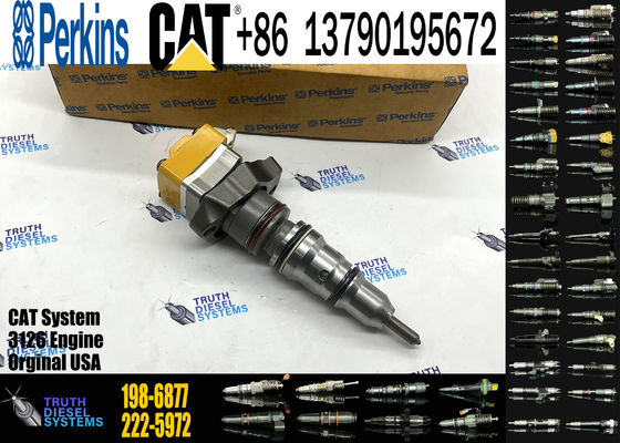 Construction Machinery 222-5965 20R-0758 10R-1257 198-6877 diesel fuel injector 2225965 20R0758 10R1257 198-6877 for CAT
