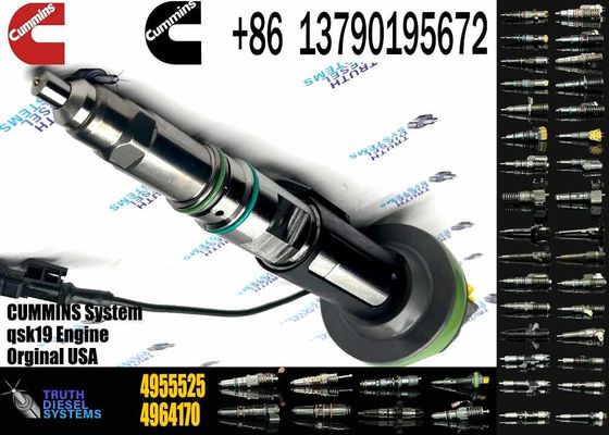 Authentic Used Cummins Engine Injector Nozzle 4964172 & 4955526 for QSK38 QSK50 QSK19 6 Months Warranty Machinery Repair