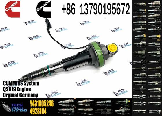 Common Rail Diesel Fuel Injector Y431K05246 4089972 For Cummins QSK19 QSK38 QSK60