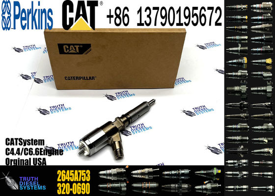 High quality diesel Fuel Injector 2645A753 2645A746 2645A749 2645A747 10R-7671 10R-7672  for CAT C4.4  C6.6 and  Engine