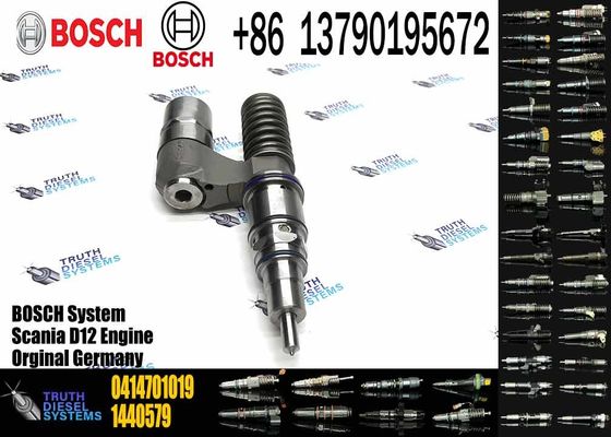 Genuine Unit Fuel Injector 0414701082 0414701019 0414701027 1440579 For Scania P340 10.6 D