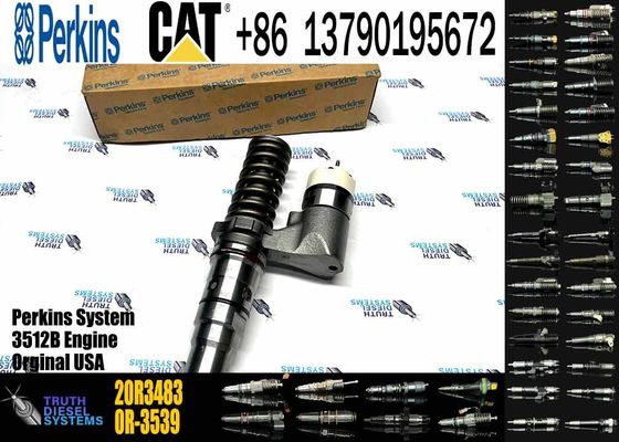 Excavator Parts 3512B Engine Injector 10R-2827 20R3483 20R-3247 389-1969 379-0509fuel injector For Excavator