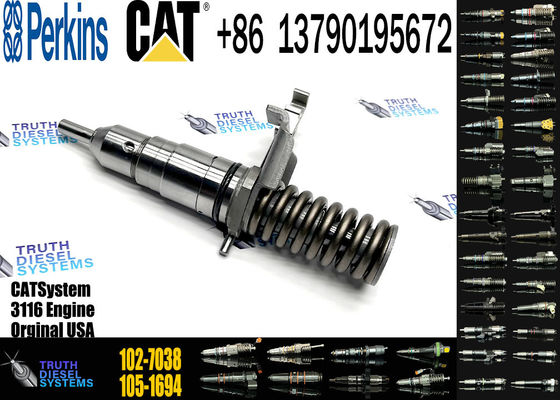 Remanufacture Excavator Bulldozer Diesel Engine Fuel Injector Diesel Nozzle 102-7038 105-1694