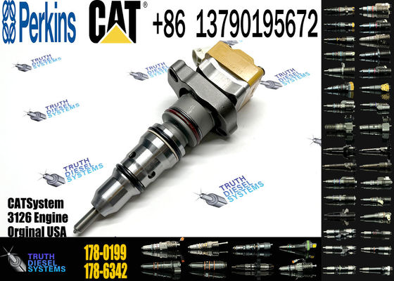 178-0199 excavator accessories fuel injector 178-6342 10R-1257 hydraulic pump parts fuel injector for Caterpillar 322C