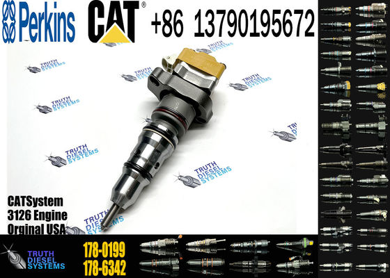 178-0199 excavator accessories fuel injector 178-6342 10R-1257 hydraulic pump parts fuel injector for Caterpillar 322C