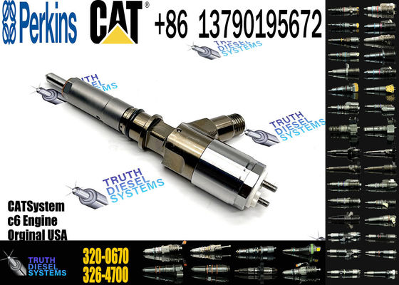 Excavator Spare Parts Common Rail Diesel Fuel Injector 320-0670 2645A745 For CAT Perkins C6.6 320D Engine