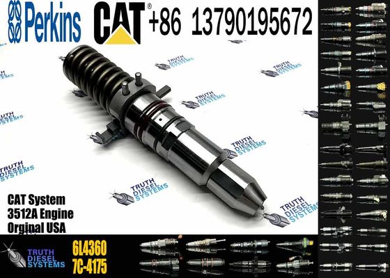 Diesel Engine Injector 4P9075 7E6408 4P9077 9Y3773 7C4148 6L4357 6L4355 6L4360 0R-8338 For Caterpillar C3512A Common Rail
