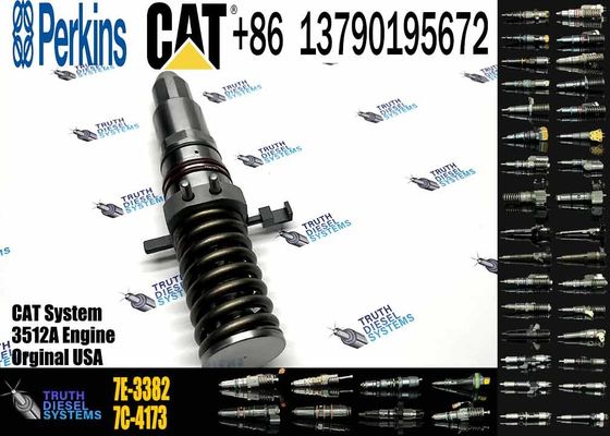Diesel Engine Injector 7C-41750R-0906 7E-3382 7C-4173 9Y-1785 6I-3075 7C-4184 For Caterpillar C3512A Common Rail