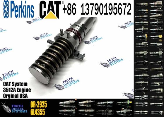 Construction Machinery Parts Common Rail Diesel Fuel Injectors 4P-9077 0R-2925 4P-9076 0R-2921 4P-9075 0R-3051 7E-6408 0R-3052