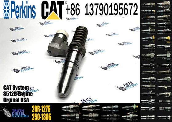 Construction Excavator 20R-1276 392-0214 Engine Spare Parts 3508 3512 3516 Fuel Injector 20R1276 3920214 For Caterpillar