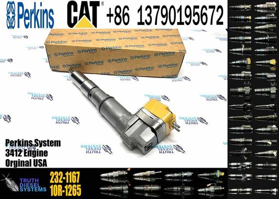 3412E Fuel Injector 232-1167 2321167 1986877 1535938 1747527 for TRUCK 771D 775D TRACTOR 631E 651E 657E