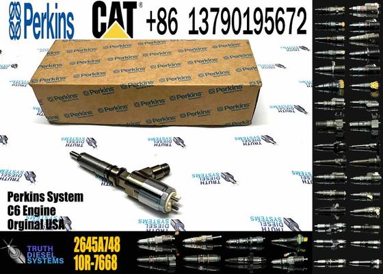 2645A748 320D Engine Diesel Fuel Injector 2645A749 320-0690 2645A751 Injector 2645A753 321-3600 for CAT Excavator Perkins