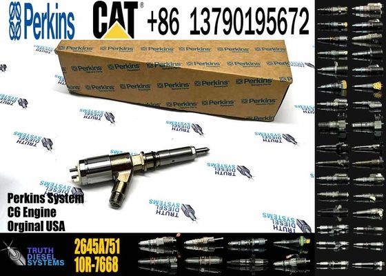 2645A748 320D Engine Diesel Fuel Injector 2645A749 320-0690 2645A751 Injector 2645A753 321-3600 for CAT Excavator Perkins