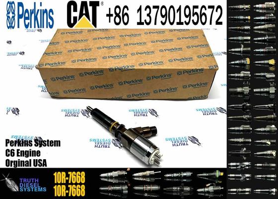 Fuel Injector 10R7668 10R-7668 Compatible with Caterpillar C6.6 Engine Excavator